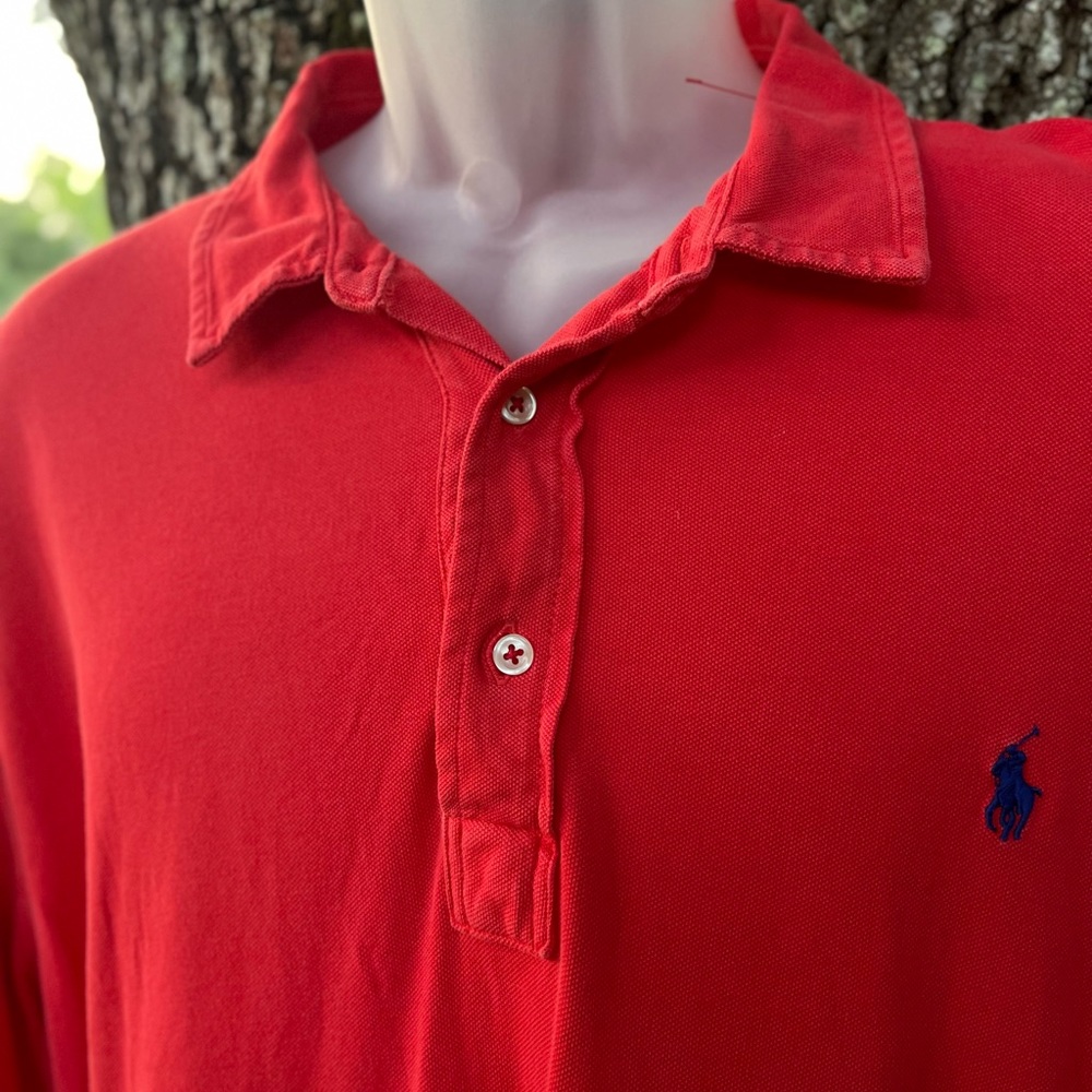 RALPH LAUREN POLO MENS XXL RED SHORT SLEEVE SHIRT - Picture 9 of 10